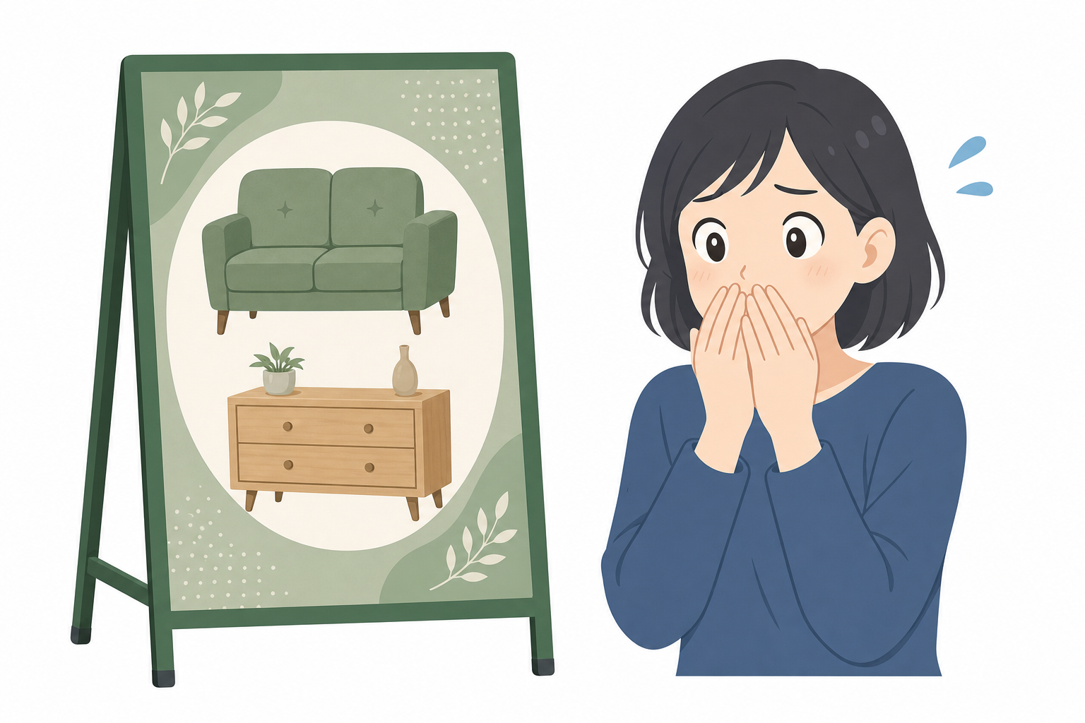 無料回収のはずが費用を請求される様子