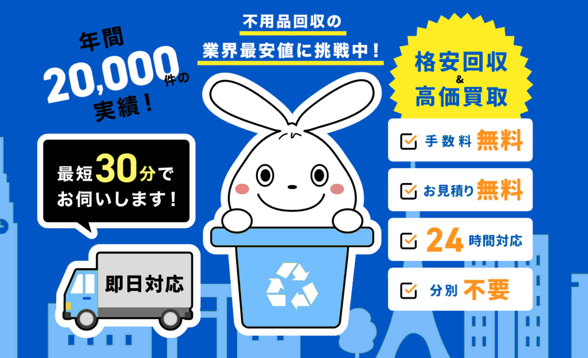 日本不用品回収センターMAP